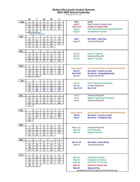 Lincoln Memorial University Calendar